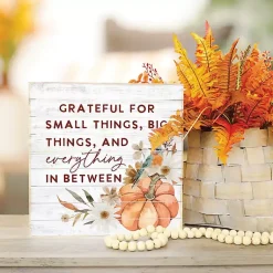 Fall>Kirklands Home Grateful For All Things Wood Wall Plaque