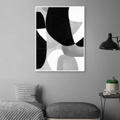 Kirklands Home Gravity Abstract Framed Canvas Art Print Clearance