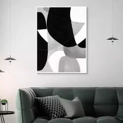 Kirklands Home Gravity Abstract Framed Canvas Art Print Clearance