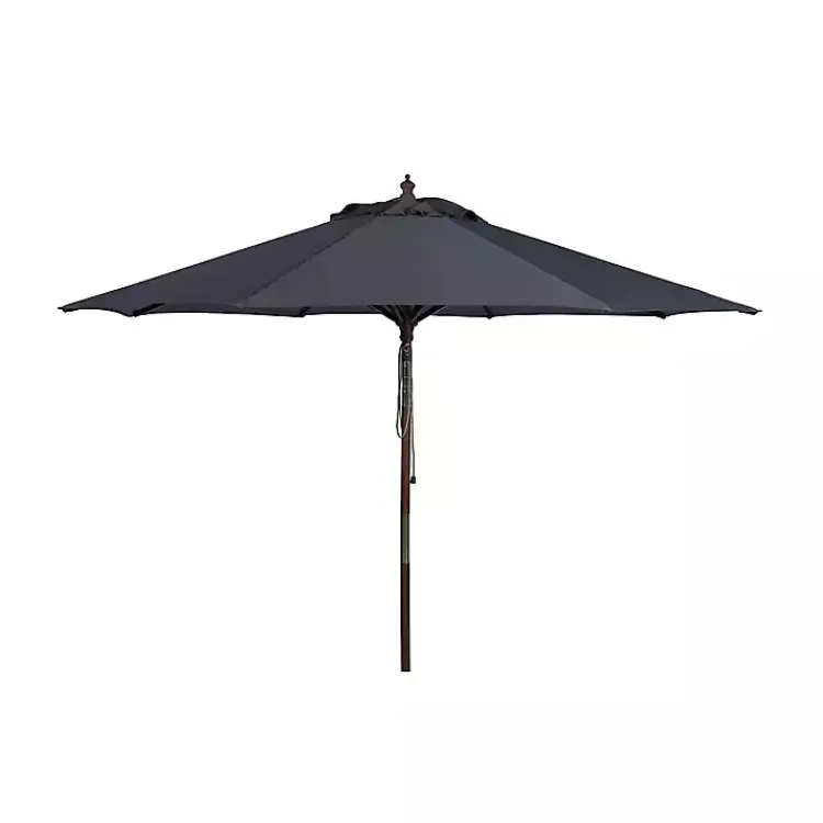Kirklands Home 9 ft. Eucalyptus Outdoor Umbrella Gray Online