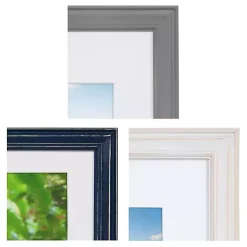 Kirklands Home Gray & Navy 10-pc. Gallery Wall Frame & Shelf Set Online