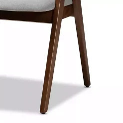 Kirklands Home & Walnut Danton Dining Chairs, Set of 2 Gray Hot