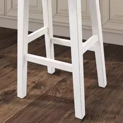 Kirklands Home & White Cooper Counter Stools, Set of 2 Gray