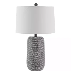 Kirklands Home Gray & Dots Celvin Table Lamp White Online