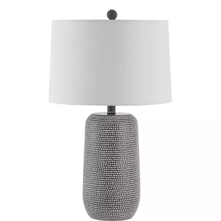 Kirklands Home Gray & Dots Celvin Table Lamp White Online