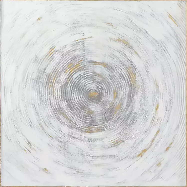 Kirklands Home Gray Abstract Swirl Metal Wall Plaque Hot