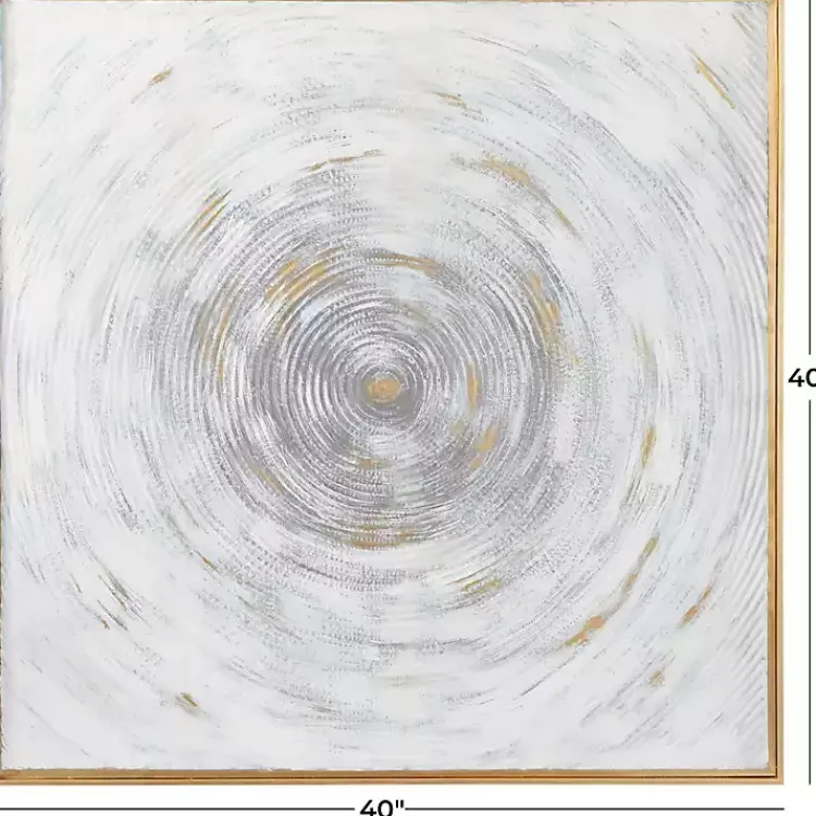 Kirklands Home Gray Abstract Swirl Metal Wall Plaque Hot