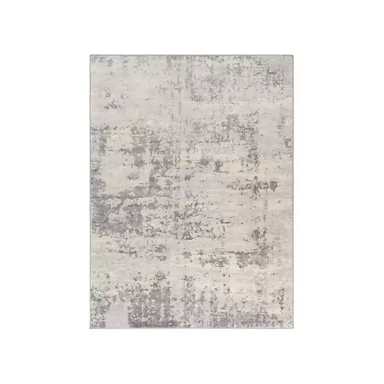 Kirklands Home Gray Abstract Woven Area Rug, 5x7 Best