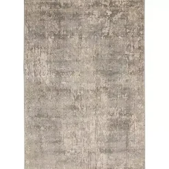 Kirklands Home Gray and Beige Tally Textured Area Rug, 5x7 Clearance