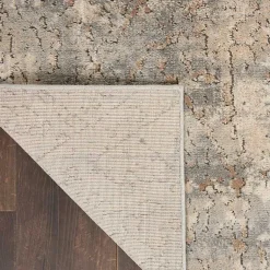 Kirklands Home Gray and Beige Tally Textured Area Rug, 5x7 Clearance
