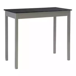 Kirklands Home Gray and Black 3-pc. Stool and Table Set Clearance