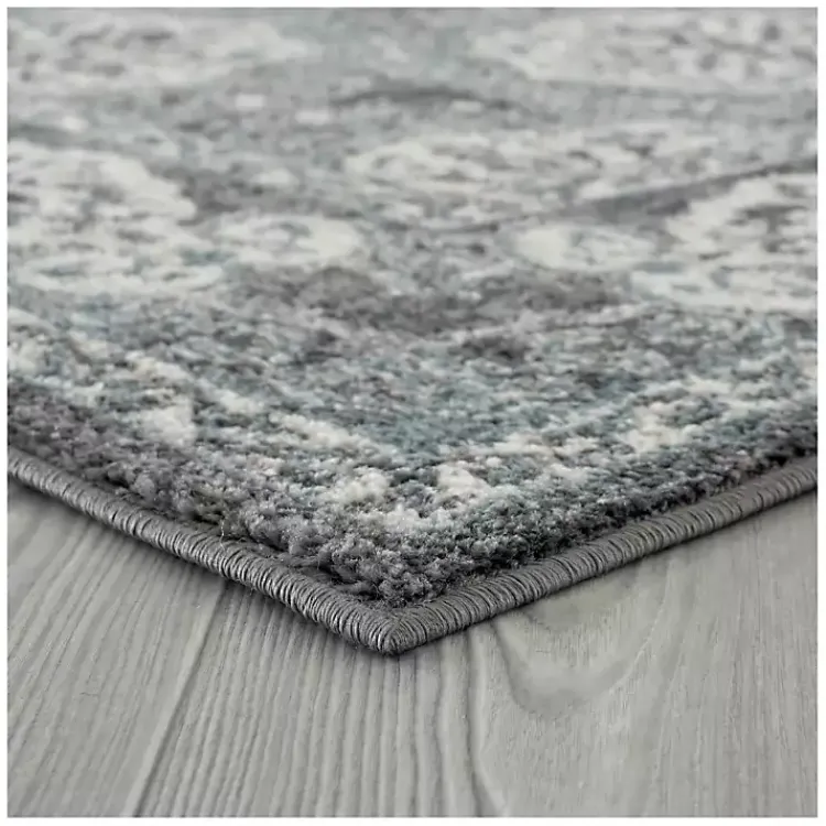 Kirklands Home Gray and Blue Alex Area Rug, 5x7 Best