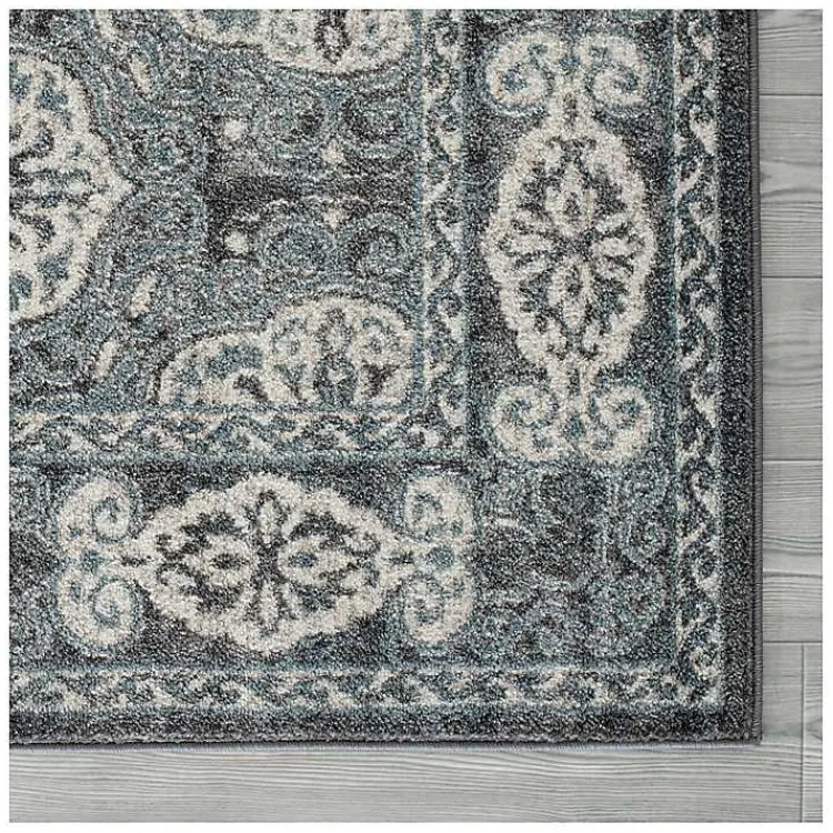 Kirklands Home Gray and Blue Alex Area Rug, 5x7 Best