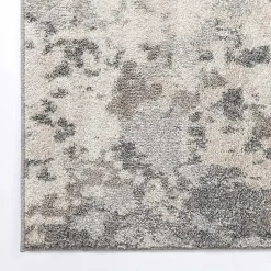 Kirklands Home Gray and Cream Wray Modern Area Rug, 5x8 Hot