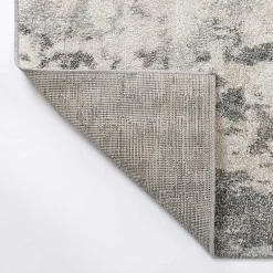 Kirklands Home Gray and Cream Wray Modern Area Rug, 5x8 Hot