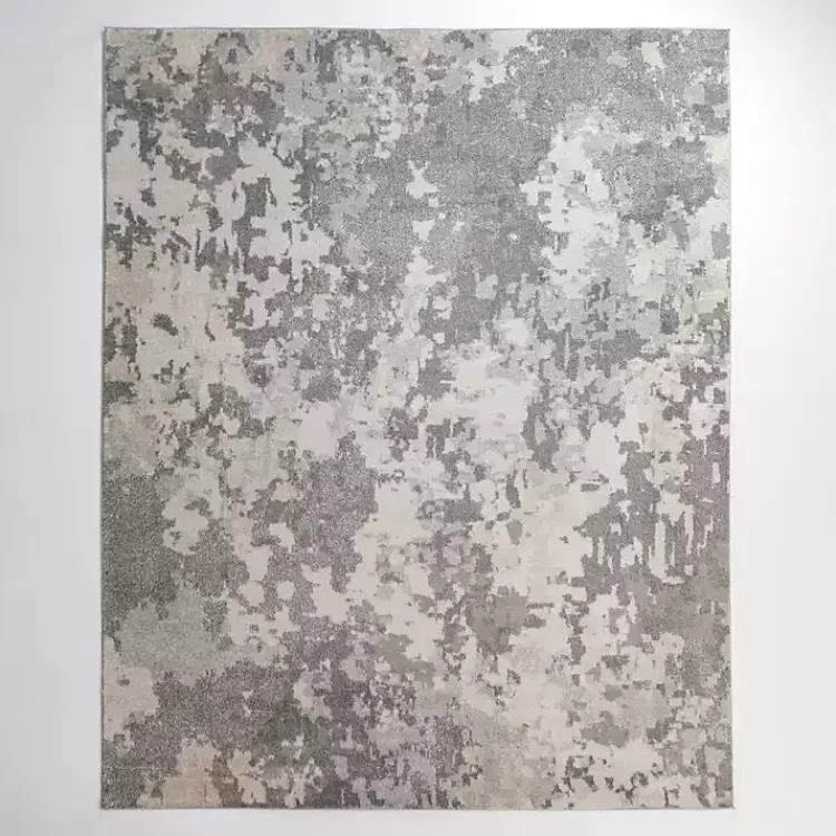 Kirklands Home Gray and Cream Wray Modern Area Rug, 7x10 New