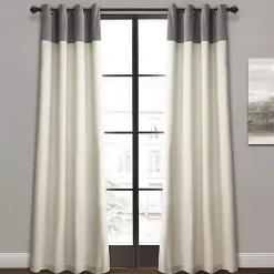Kirklands Home and Ivory Millie Curtain Panel Set, 84 in. Gray