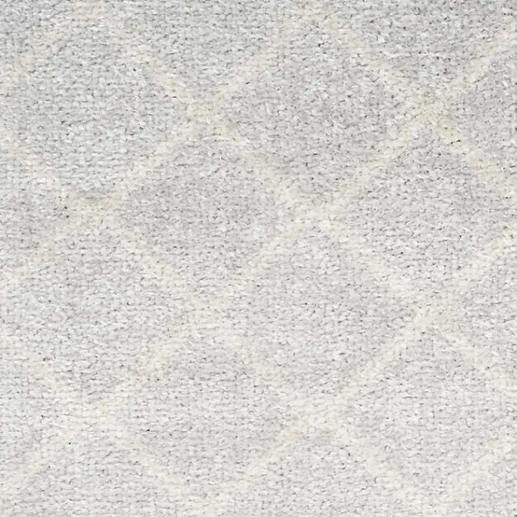 Kirklands Home Gray and Ivory Moroccan Trellis Area Rug, 7x9 Sale