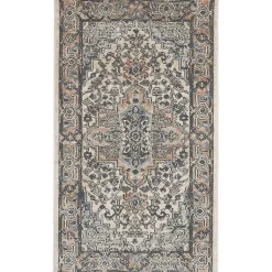 Kirklands Home and Ivory Nadia Medallion Area Rug, 2x4 Gray Online