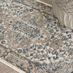 Kirklands Home and Ivory Nadia Medallion Area Rug, 2x4 Gray Online