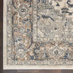 Kirklands Home and Ivory Nadia Medallion Area Rug, 4x6 Gray Online