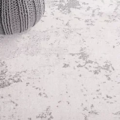 Kirklands Home Gray and Ivory Whisper Abstract Runner, 2x8 Hot