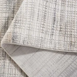 Kirklands Home Gray and Ivory Whisper Striated Runner, 2x8 Best