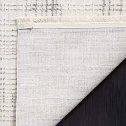 Kirklands Home Gray and Ivory Whisper Striated Area Rug, 5x7 Sale
