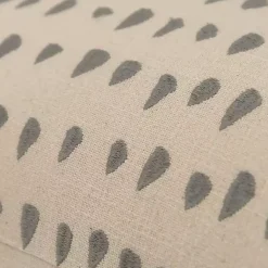 Pillows>Kirklands Home Gray and Natural Animal Patterned Lumbar Pillow