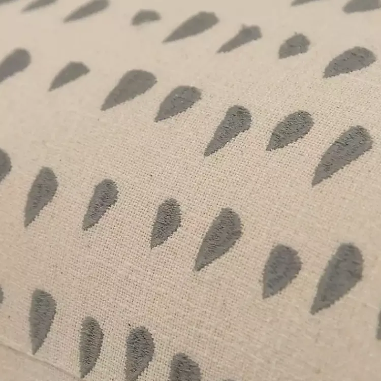 Pillows>Kirklands Home Gray and Natural Animal Patterned Lumbar Pillow