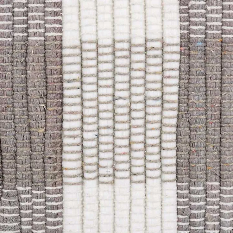 Kirklands Home and White Buffalo Check Accent Rug Gray Best