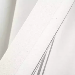 Kirklands Home Gray and White Farmhouse Stripe Valance Clearance