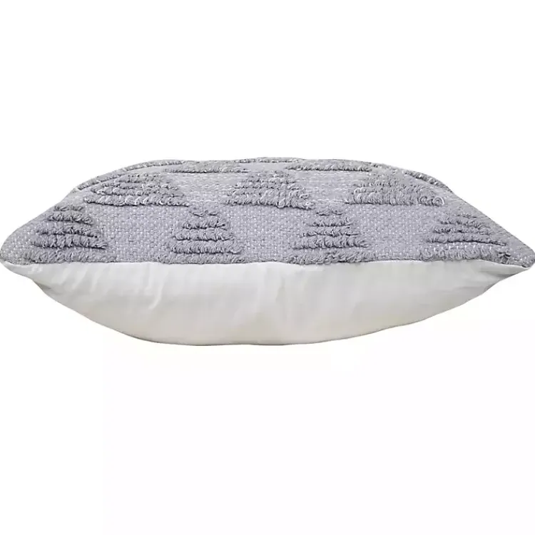 Pillows>Kirklands Home and White Gradient Diamonds Throw Pillow Gray