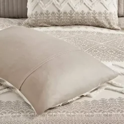 Kirklands Home Gray and White 3-pc. California King Duvet Set