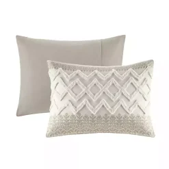 Kirklands Home and White 3-pc. Full/Queen Duvet Set Gray
