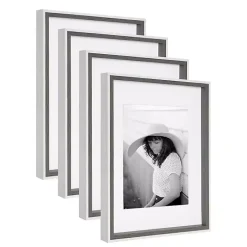 Kirklands Home Gray and White 4-pc. Gallery Wall Frame Set Best