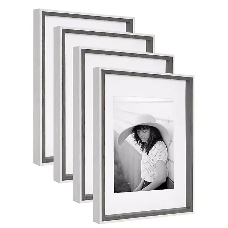 Kirklands Home Gray and White 4-pc. Gallery Wall Frame Set Best