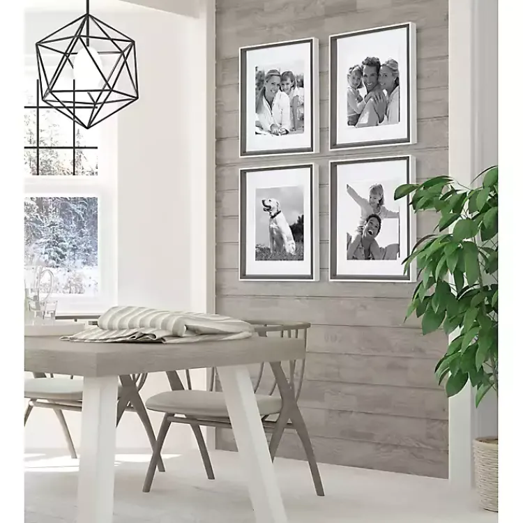 Kirklands Home Gray and White 4-pc. Gallery Wall Frame Set Best
