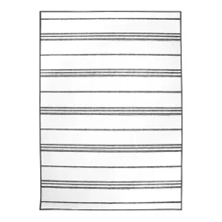 Kirklands Home Gray and White Stripe Washable Area Rug, 5x7 Online