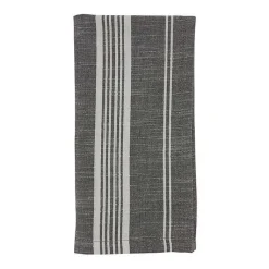 Kirklands Home and White Striped Napkins, Set of 4 Gray Best