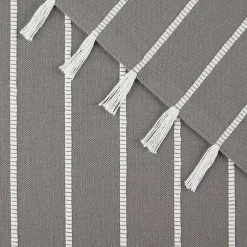 Kirklands Home and White Striped Napkins, Set of 4 Gray Clearance