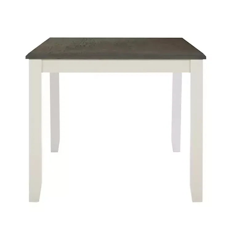 Kirklands Home Gray and White Two-Toned Wood Dining Table Hot