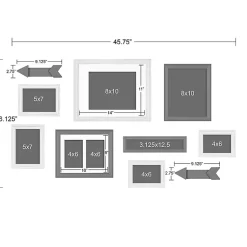 Kirklands Home Gray Arrow 10-pc. Gallery Wall Picture Frame Set