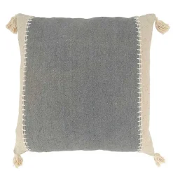 Pillows>Kirklands Home Banded Whipstitch Pillow Gray