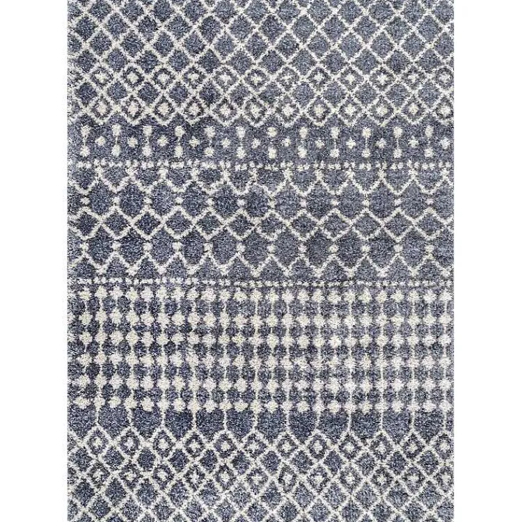 Kirklands Home Barbara Moroccan Area Rug, 8x10 Gray New