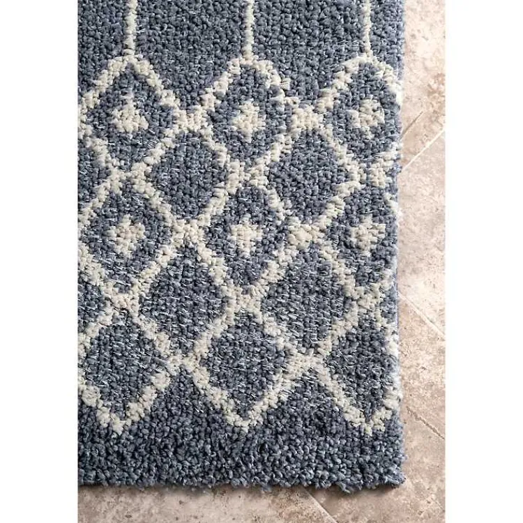 Kirklands Home Barbara Moroccan Area Rug, 8x10 Gray New