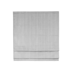 Kirklands Home Basketweave Cordless Roman Shade, 31 in. Gray