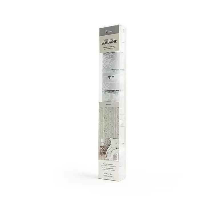 Kirklands Home Birch Peel & Stick Wallpaper Gray Clearance