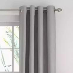 Kirklands Home Blackout Curtains, 84 in. Gray New