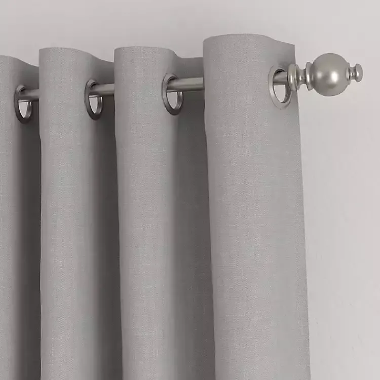 Kirklands Home Blackout Curtains, 84 in. Gray New